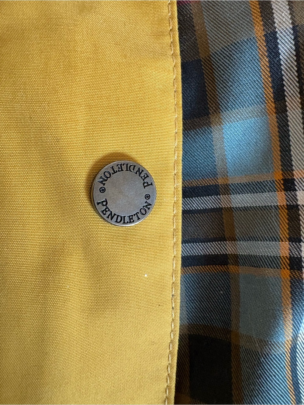 Pendleton Womens Yellow Field Rain Jacket - Picture 3 of 9